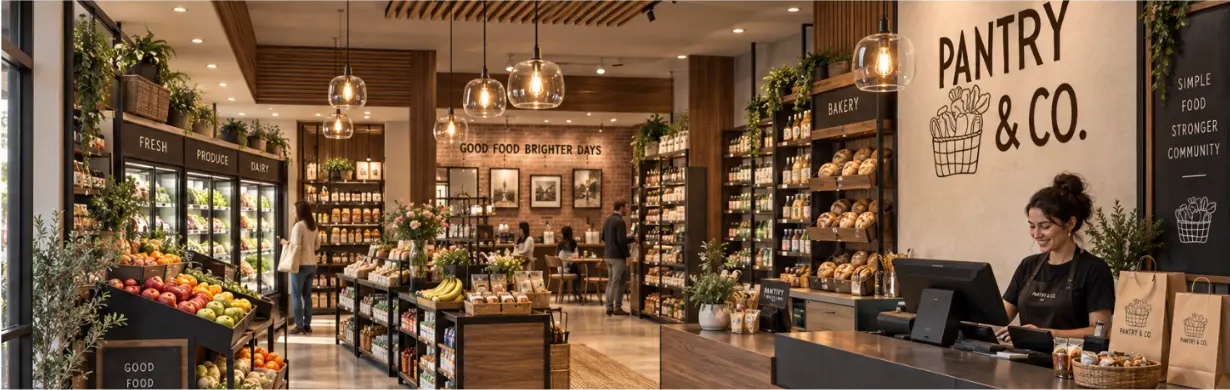 Pantry & Co. retail interior design