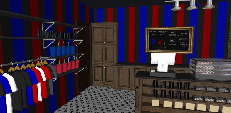 Pie vs Cake material and interior details